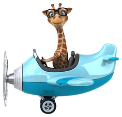Fototapeta premium Fun giraffe