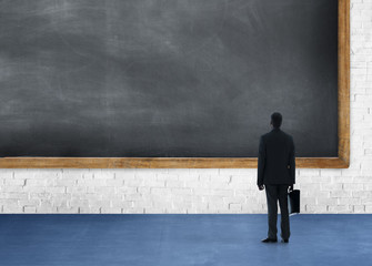 Businessman Professional Occupation Looking Standing Concept