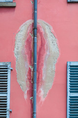 Ruiniert Fassade     