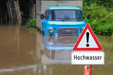 Achtung Hochwasser