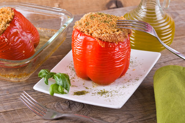 Stuffed bell peppers.