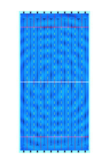 真上から見た50m水泳プール