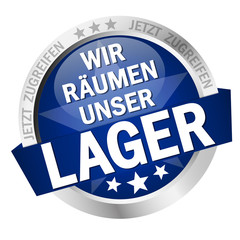 Button - Wir räumen unser Lager