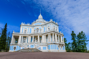 Katalnaya Gorka (Roller Coaster pavilion) - a monument of architecture, Oranienbaum (Lomonosov), St. Petersburg, Russia.