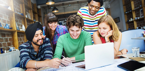 Designer Teamwork Brainstorming Planning Interior Concept