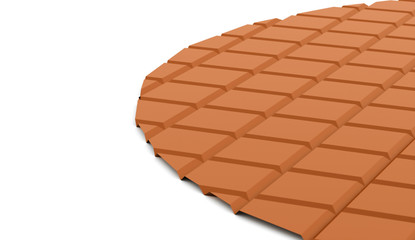 Orange abstract cubes background