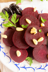 Fototapeta premium Beet salad with nuts