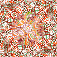 floral pattern.