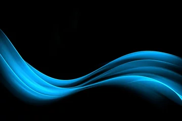 Store enrouleur tamisant Vague abstraite abstract blue wave background