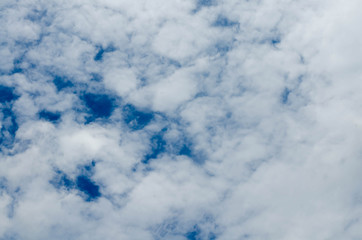 Blue sky with clouds
