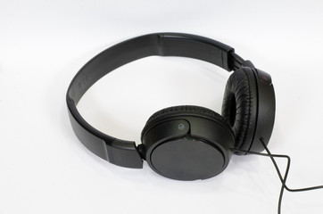 Fototapeta na wymiar headphones isolated on white background.