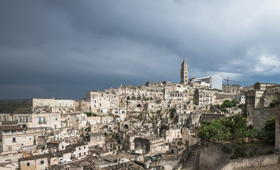 Naklejka premium Ancient town of Matera (Sassi di Matera), Basilicata, Italy