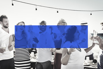 Summer Togetherness Friendship Vacation Bonding Concept