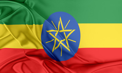 Ethiopia Flag. 