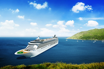 Cruise Destination Ocean Summer Island Concept