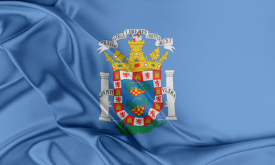 Melilla Flag. 