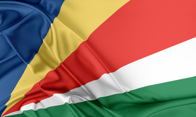 Seychelles Flag. 