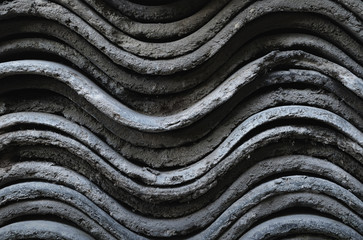 The texture of slate