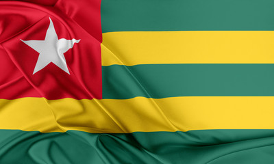 Togo Flag. 