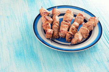 Chicken on skewers