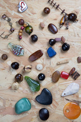 Plenty of jewelery with plenty of color