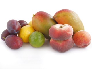 multicolor tasty fruits
