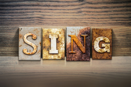 Sing Concept Letterpress Theme