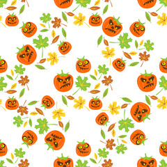 halloween seamless pattern