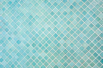 Pattern of blue square mosaic