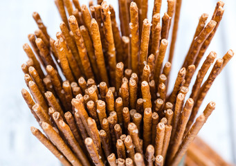 Salt Sticks (close-up shot)