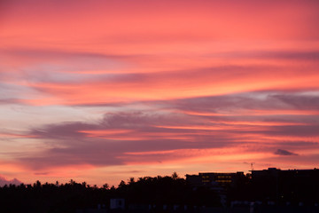 Sunset sky in Phuket, Thailand