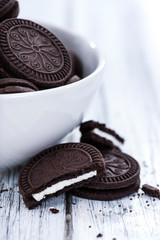 Portion of Cream Cookies