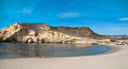 Beach at San Juan De Los Terreros, Almeria Province, Andalusia, Spain