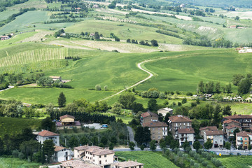 Fototapeta premium panorama of rural Umbrian