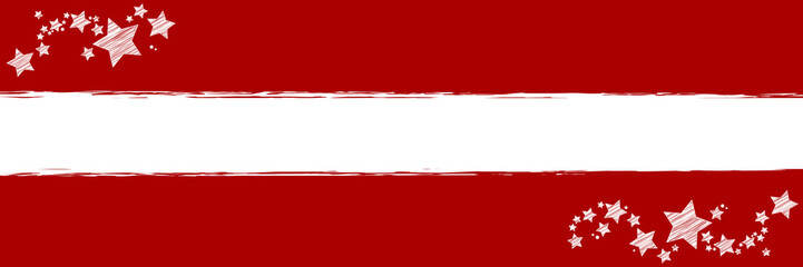 Banner | weihnachtlich mit Sternen | Scribble