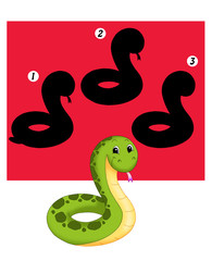il gioco dell'ombra, serpente