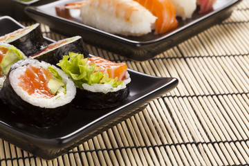 The composition of sushi