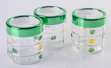 jar, food jar on white background