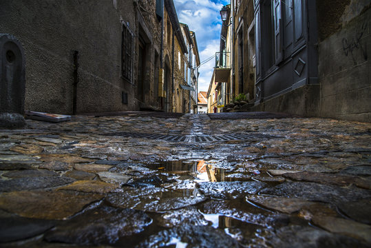 Fototapeta vieille ruelle à Aubenas