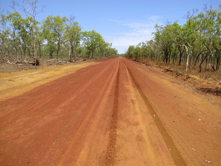 Fototapeta na wymiar outback road, australia