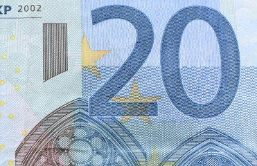 20 Euro Nahaufnahme
