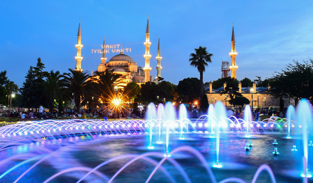 Istanbul Sultanahmet Camii Ramazan Ayı