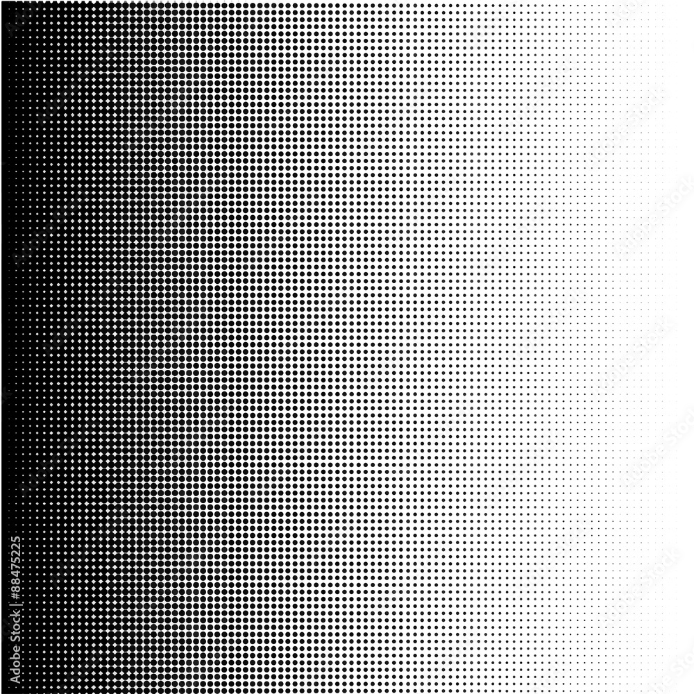 Poster halftone dots gradient in format vector