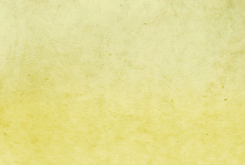 yellow color mulberry paper texture background