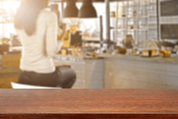 wooden desk 