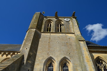 Fototapeta na wymiar Eglise Saint-Martin à Carpiquet (Calvados - Normandie)