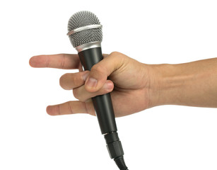 Hand hold microphone for sing a song