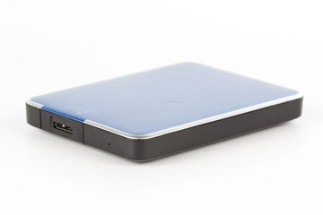 Blue External Hard Drive