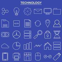 Linear technology icon for website and app - 88479074