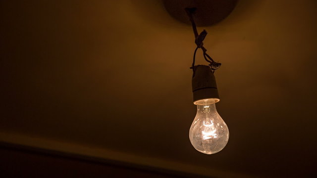 Old Dirty Light Bulb